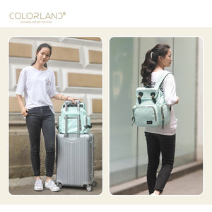 Colorland Backpack Nappy Bag Mint