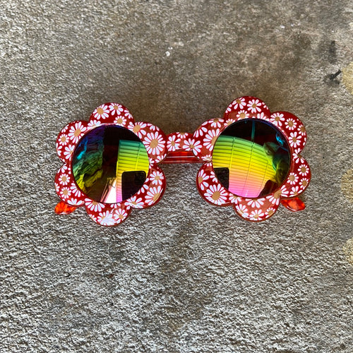 Rainbow Lense Flower Kids Sunnies