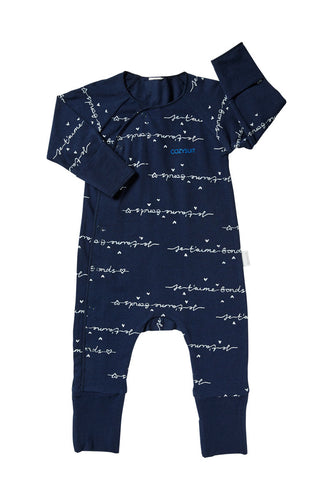 Navy & White Cozysuit