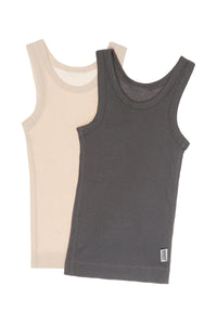Organic Chesty Tank 2 Pack Set ISO Grey CLEARANCE
