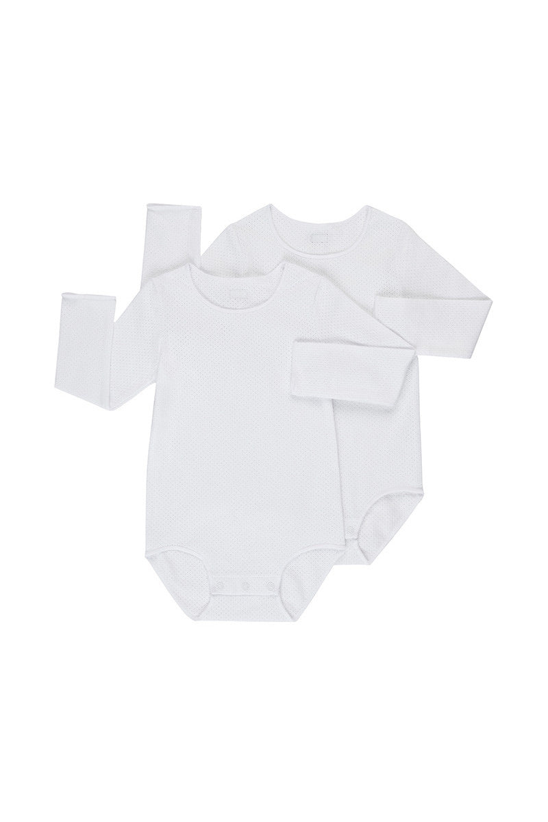 Wondercool White Wonderbodies 2 Pack Long Sleeve Set CLEARANCE