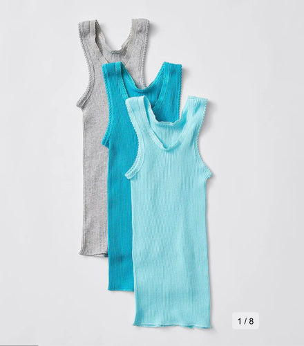 Blue Baby Vest 3 Pack CLEARANCE