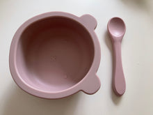 Load image into Gallery viewer, Dusty Lilac Silicone Bowl Set