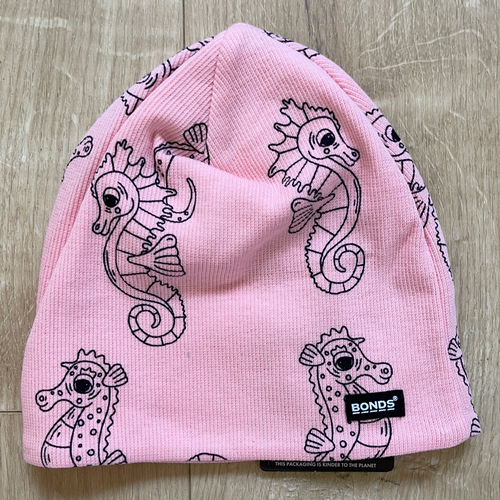 Floating Seahorse Ribbies Beanie CLEARANCE