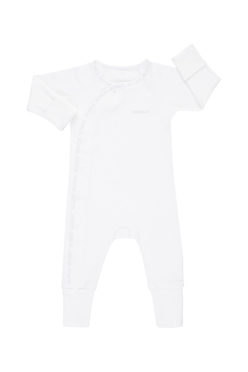 White Pointelle Cozysuit