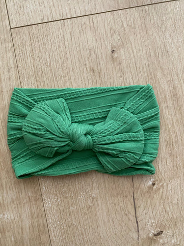 Green Jacquard Headband