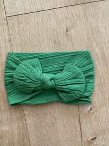 Green Jacquard Headband
