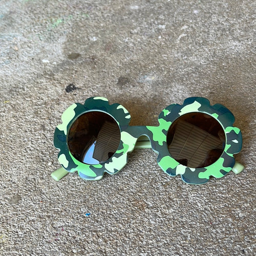 Camo Green Kids Sunnies