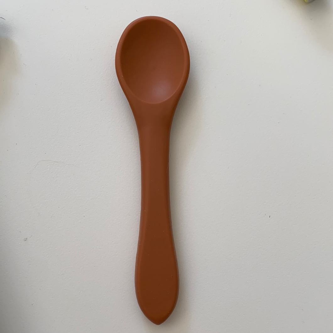 Terracotta Silicone Spoon