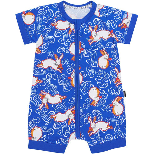 Year of the Rabbit Blue Romper CLEARANCE