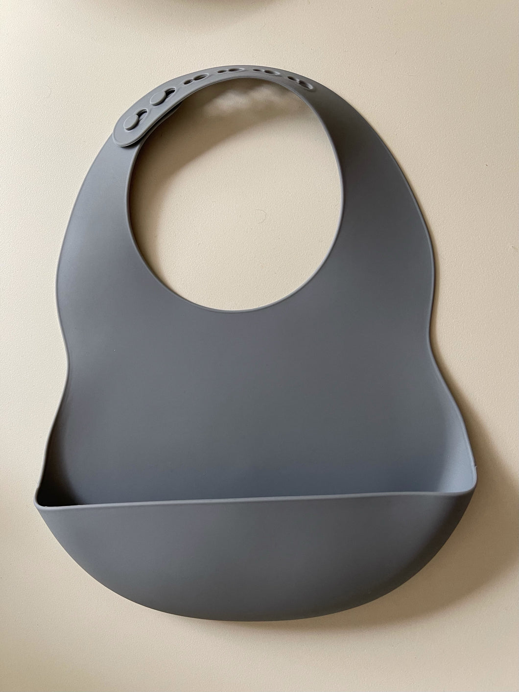 Slate Silicone Bib