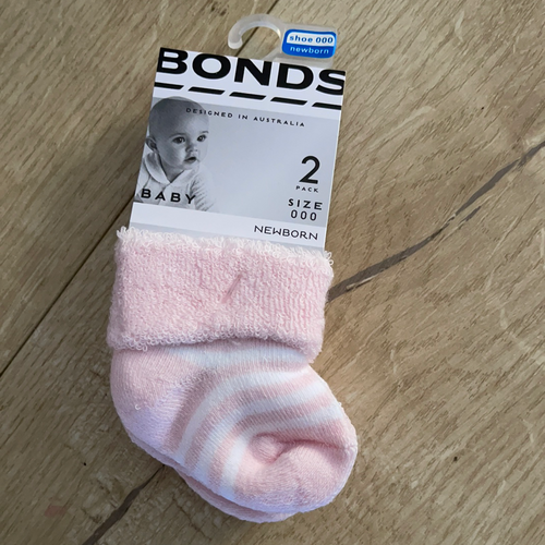 2 Pack Cosy Bootee Pink